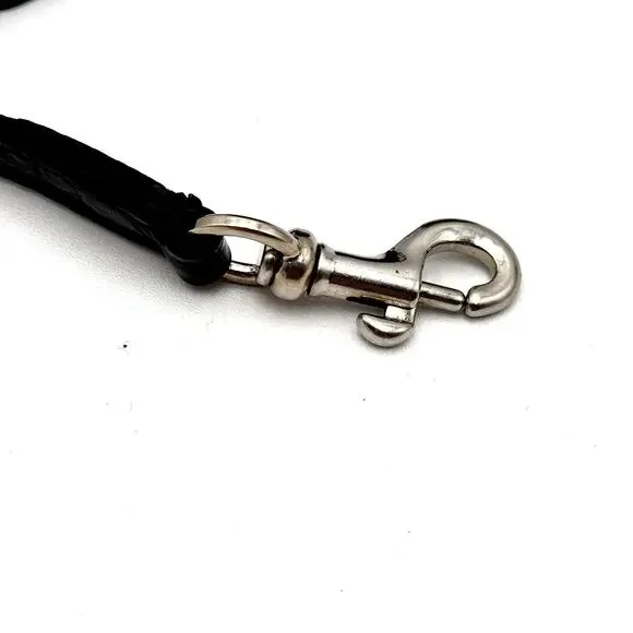 BALENCIAGA Black Calfskin Logo Crocodile Embossed Mini Ville Top Handle Bag XXS - Picture 5 of 16